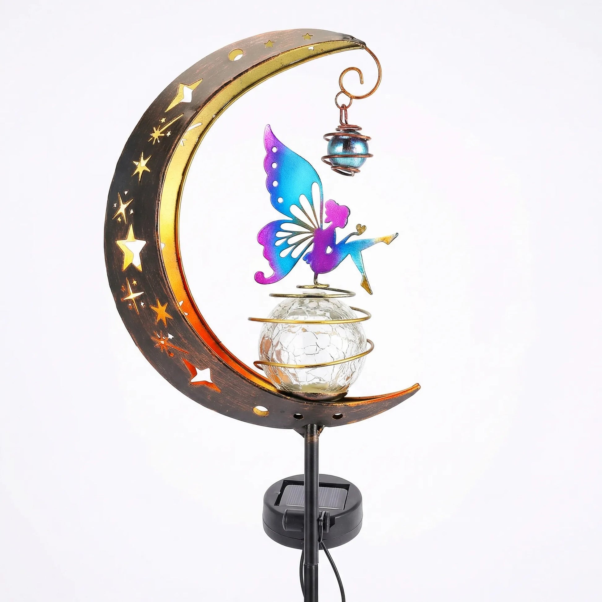 Solar-Powered Fairy Moon Garden Light -  Faerista