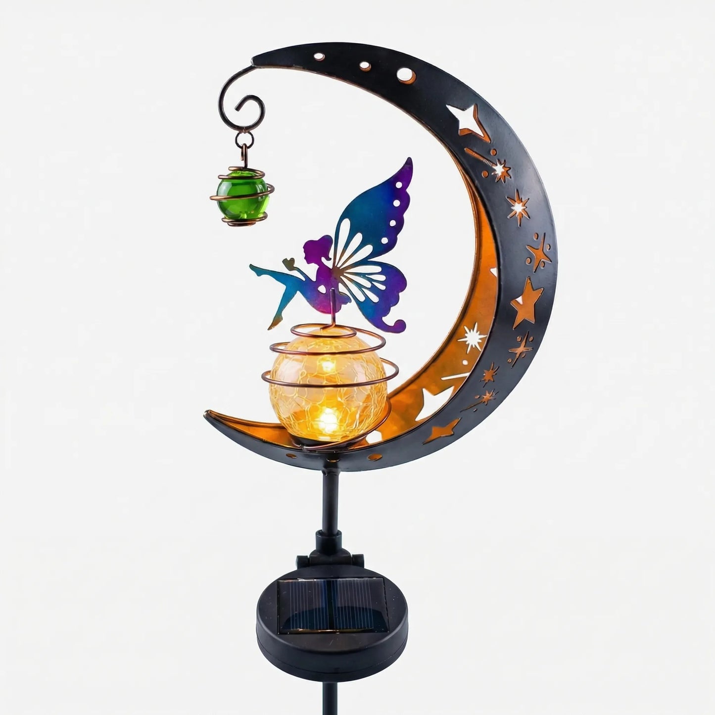 Solar-Powered Fairy Moon Garden Light -  Faerista