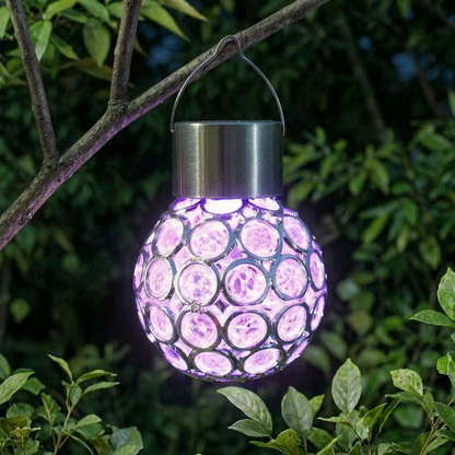 Solar-Powered Hanging Ball Lantern -  Lumivörb