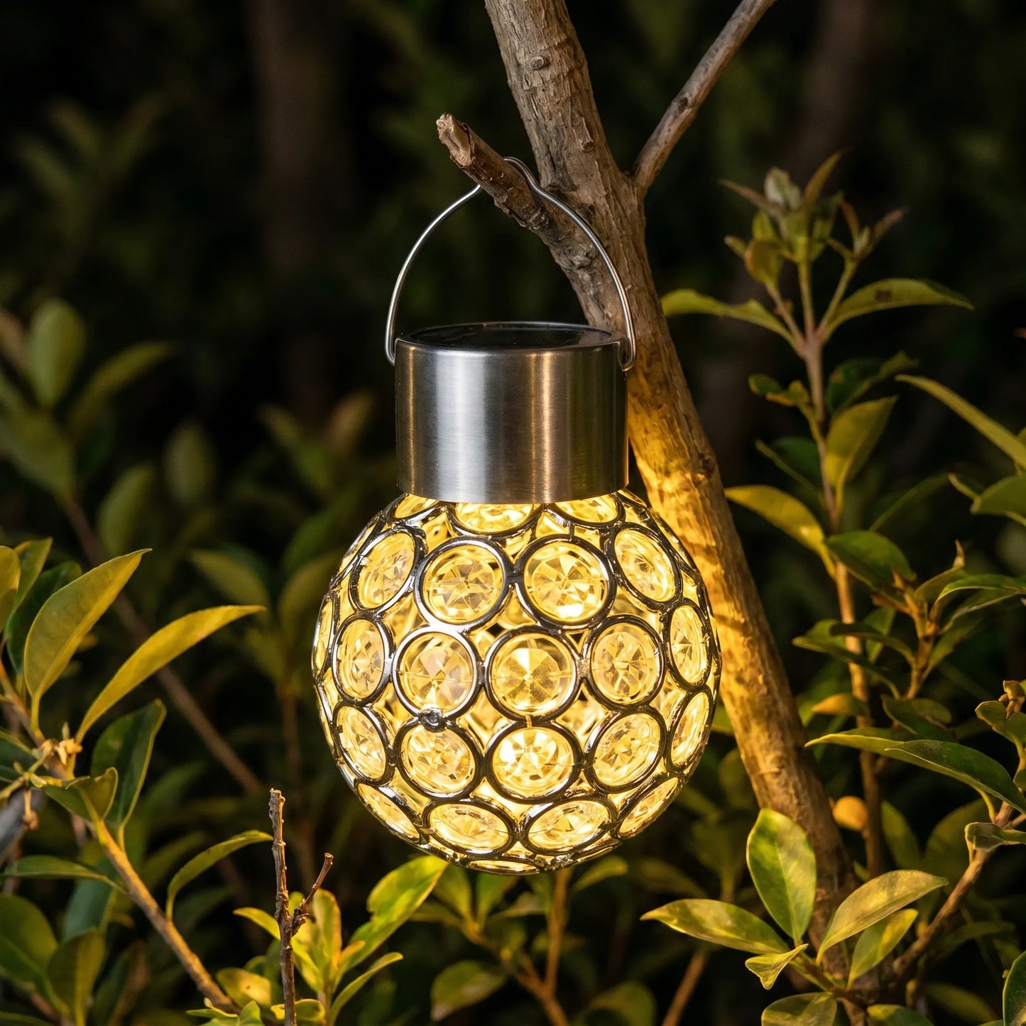 Solar-Powered Hanging Ball Lantern -  Lumivörb