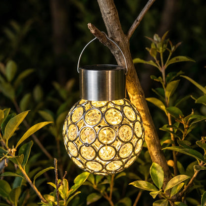 Solar-Powered Hanging Ball Lantern -  Lumivörb