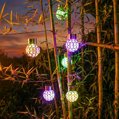 Solar-Powered Hanging Ball Lantern -  Lumivörb