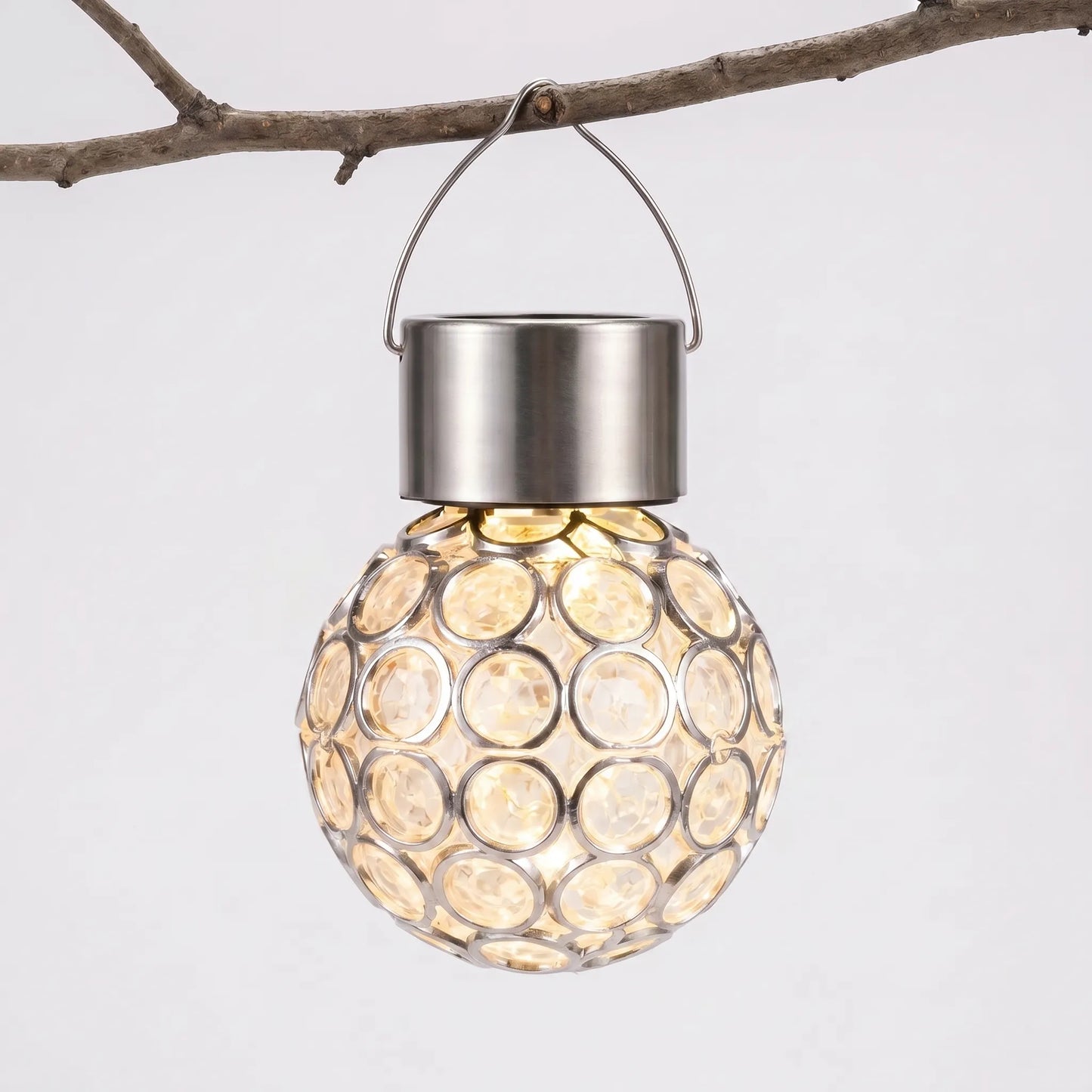 Solar-Powered Hanging Ball Lantern -  Lumivörb
