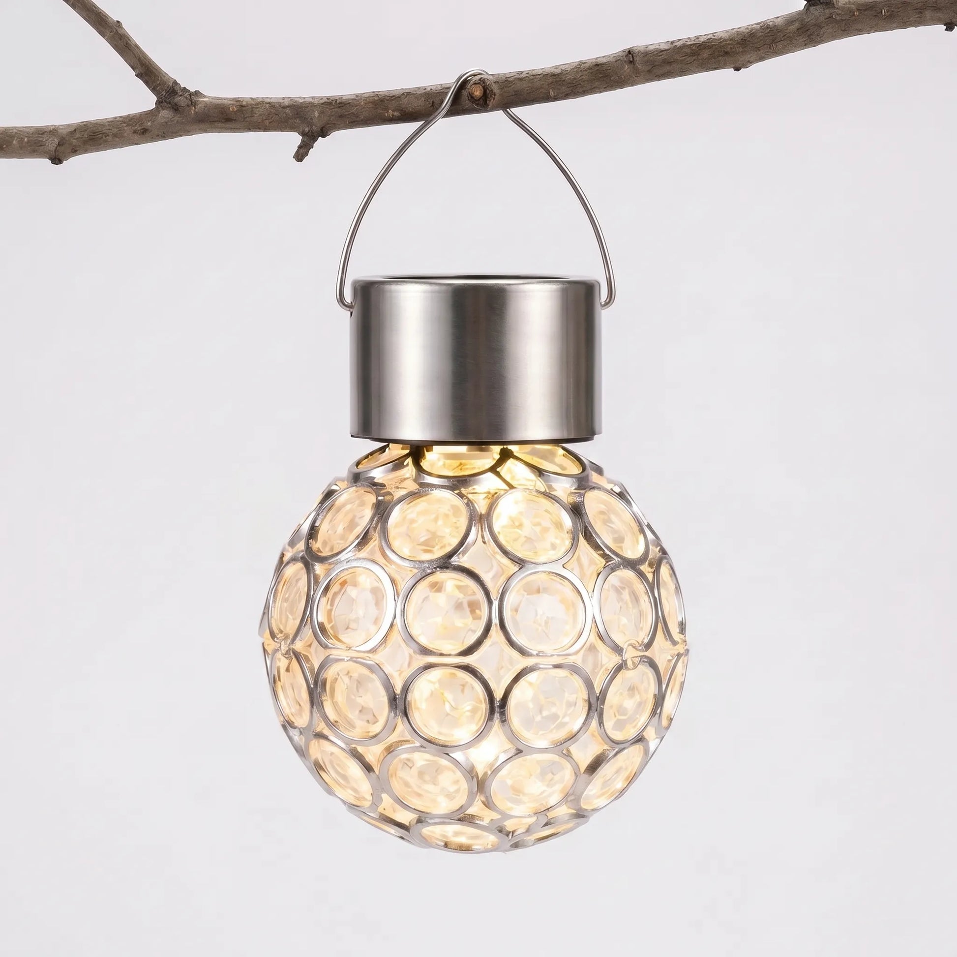 Solar-Powered Hanging Ball Lantern -  Lumivörb