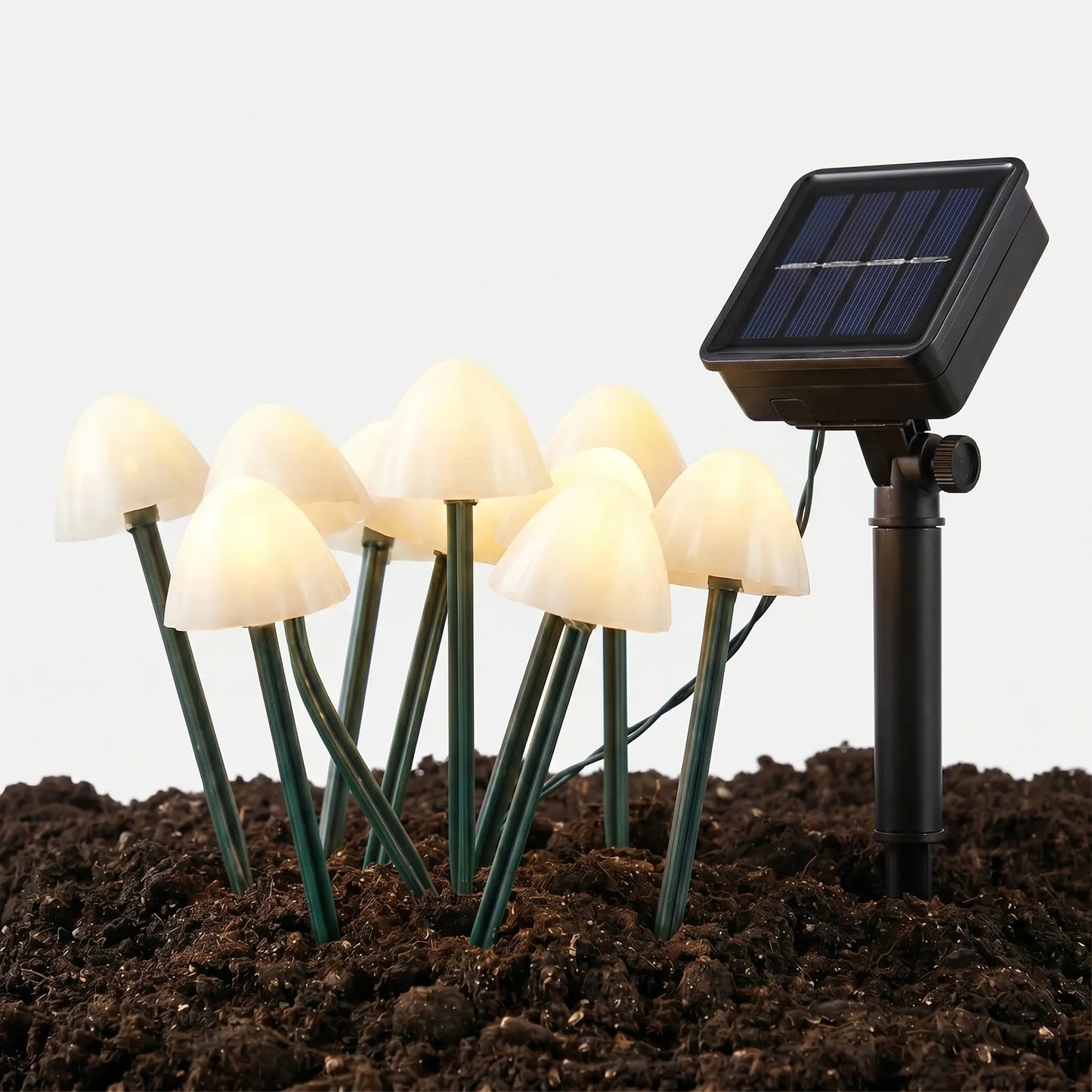 Solar-Powered Mushroom String Lights -  Glowcap