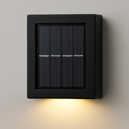 SolarGlow™ LED Solar Wandlampen – Kabellos, Wetterfest & Stimmungsvolles Licht für Außenbereiche