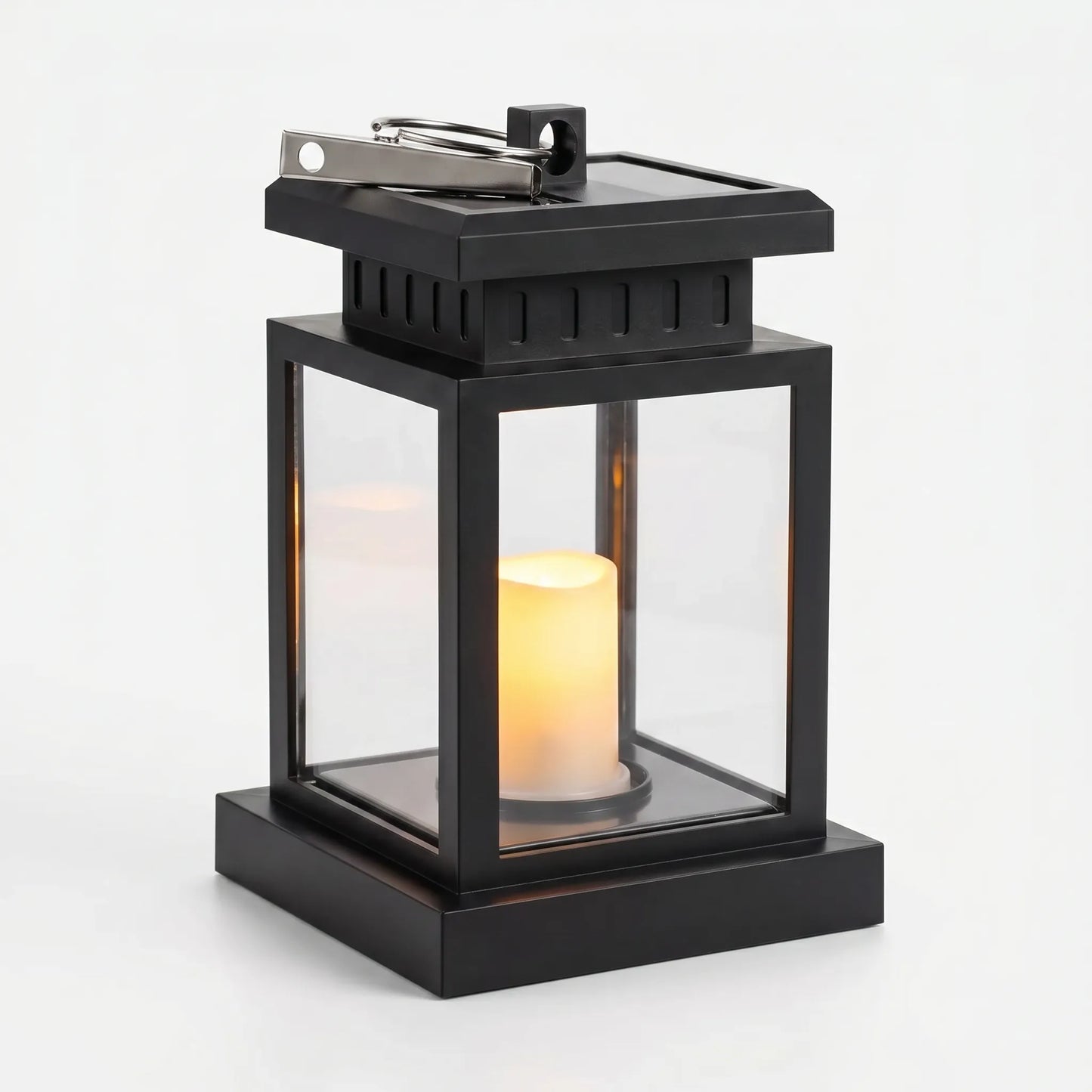 Solar LED Candle Lantern With Flickering Effect -  Glowtern