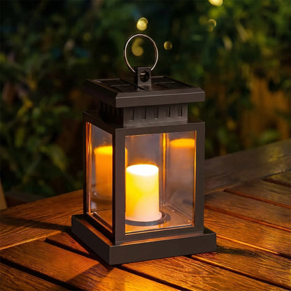 Solar LED Candle Lantern With Flickering Effect -  Glowtern