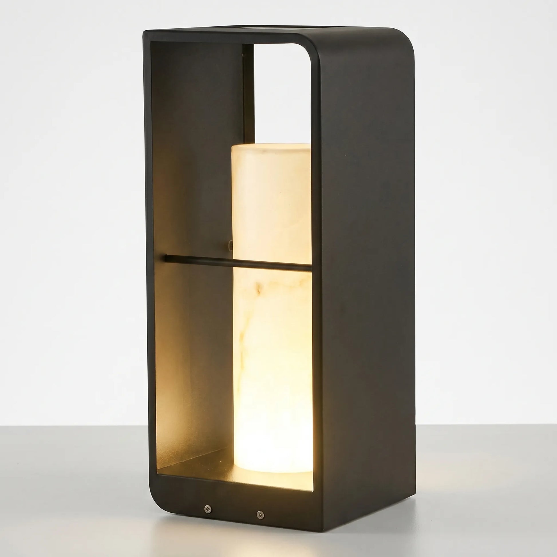 Solar LED Garden Lantern With Modern Frame -  Soluxe