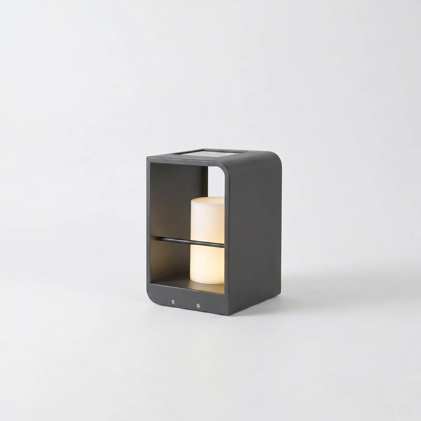 Solar LED Garden Lantern With Modern Frame -  Soluxe