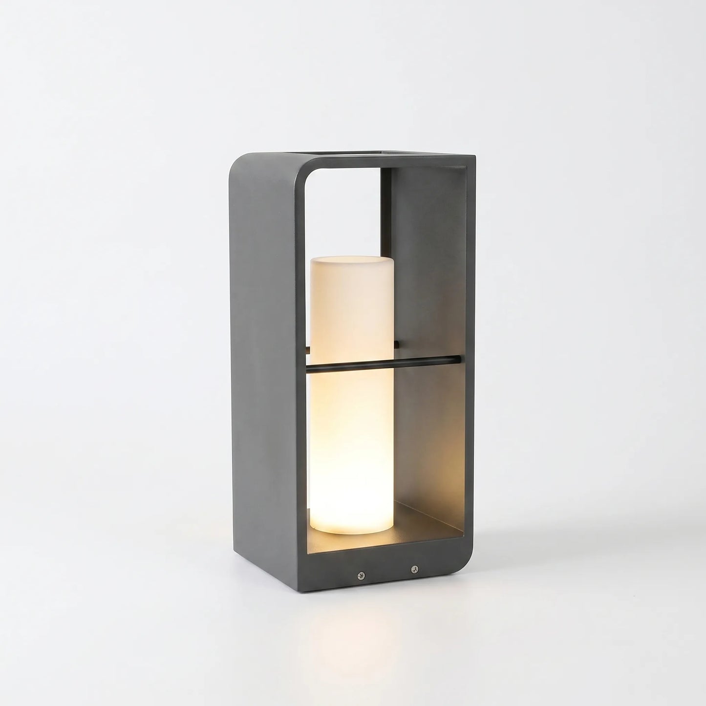 Solar LED Garden Lantern With Modern Frame -  Soluxe