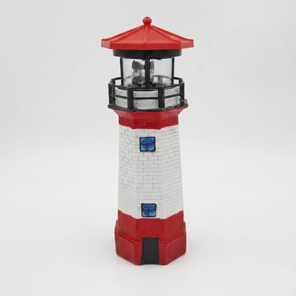 Solar LED Lighthouse Garden Ornament -  Beaconara