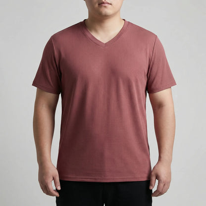 Sommerliches Herren T-Shirt Mit V-Ausschnitt - Melvin