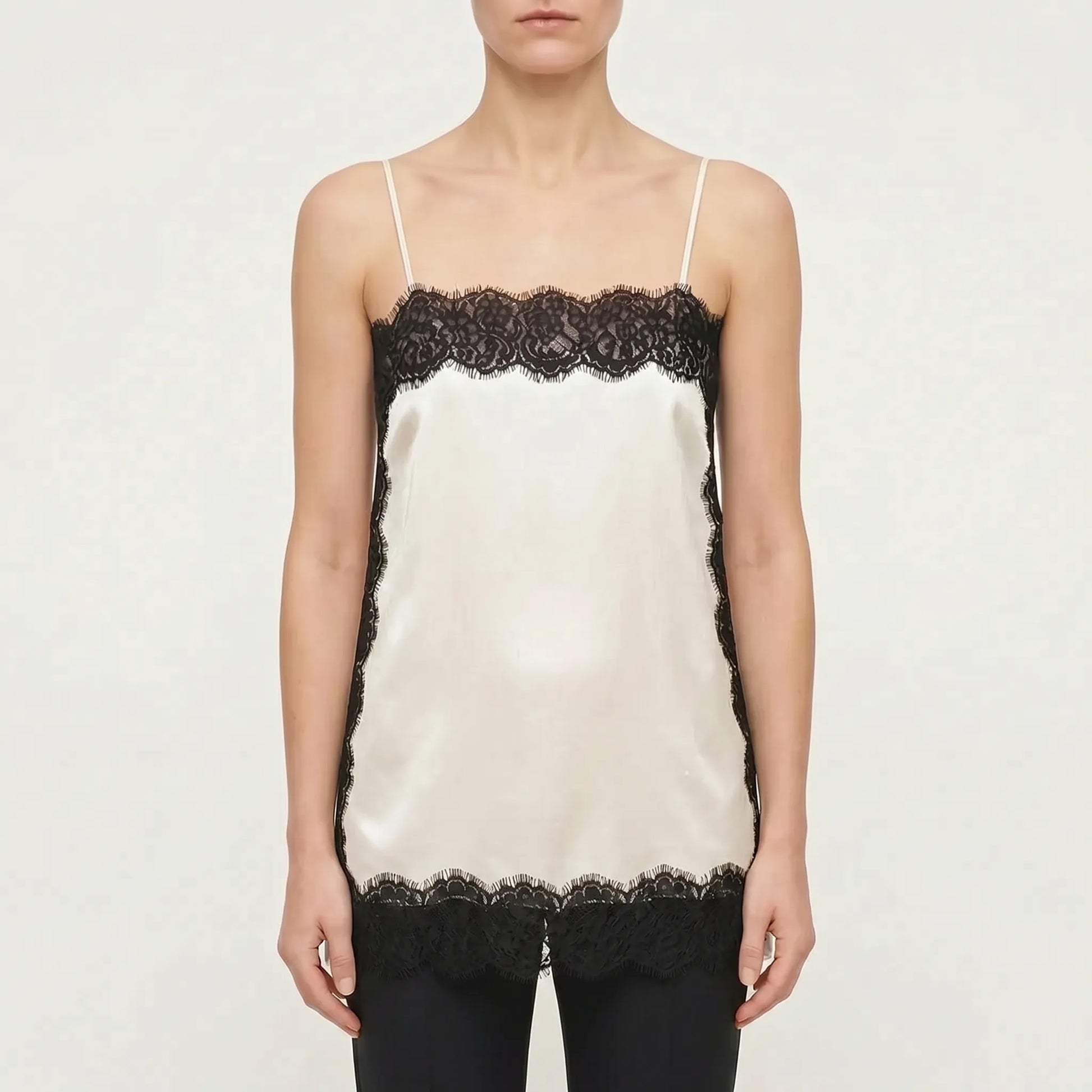 Spaghetti Top Mit Spitze -  Lois