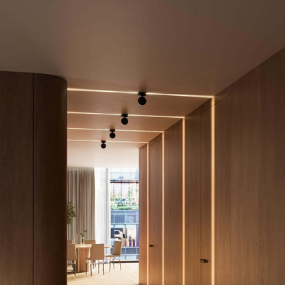 Modern LED Wall Light with 360° Rotating Head and Dual-Beam Square Light Effect 15