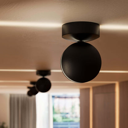 Modern LED Wall Light with 360° Rotating Head and Dual-Beam Square Light Effect 11