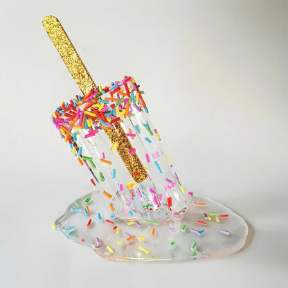 Speels Decoratiebeeldje Met Smelteffect - Popsculpt