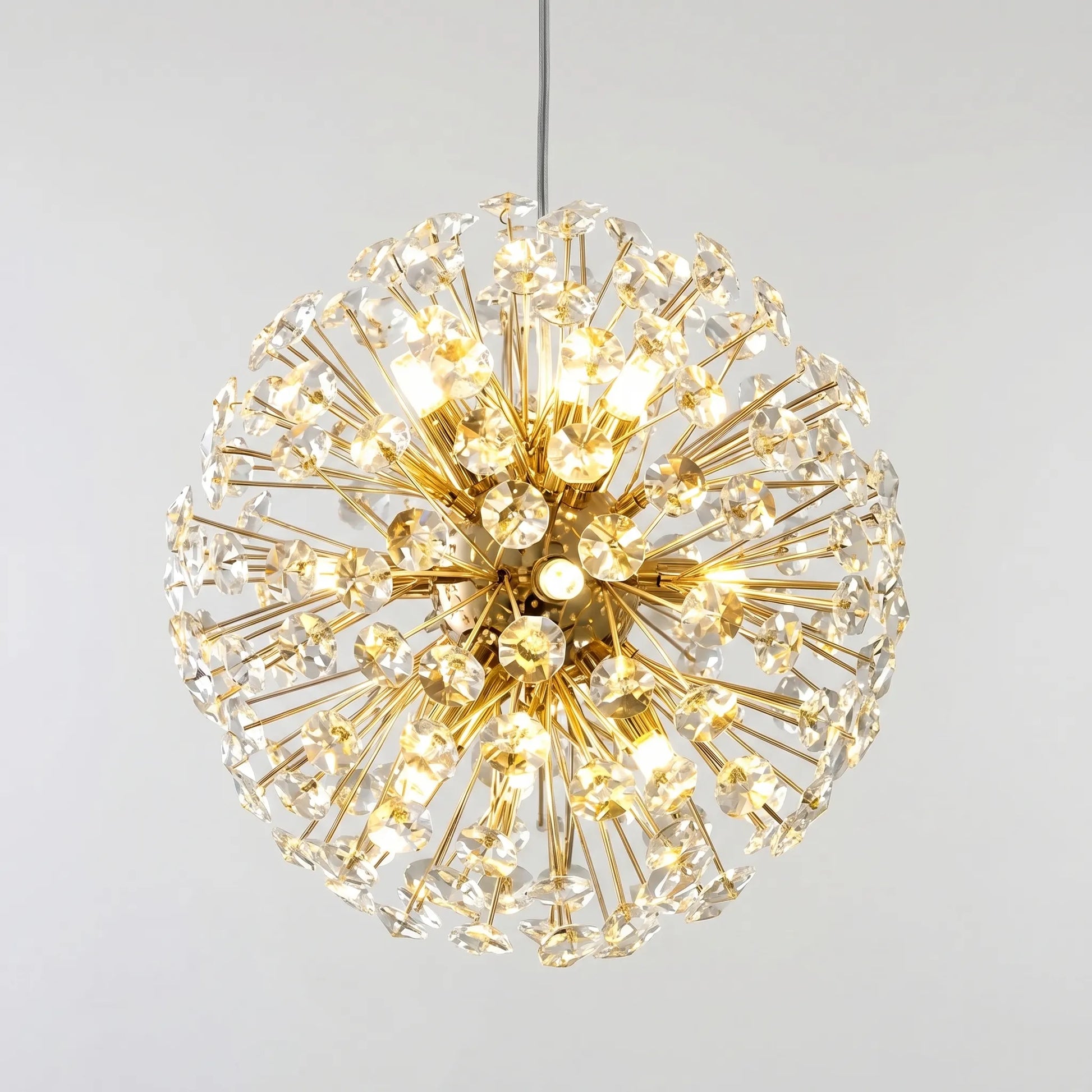 Spherical Crystal Pendant Chandelier -  Lumivara