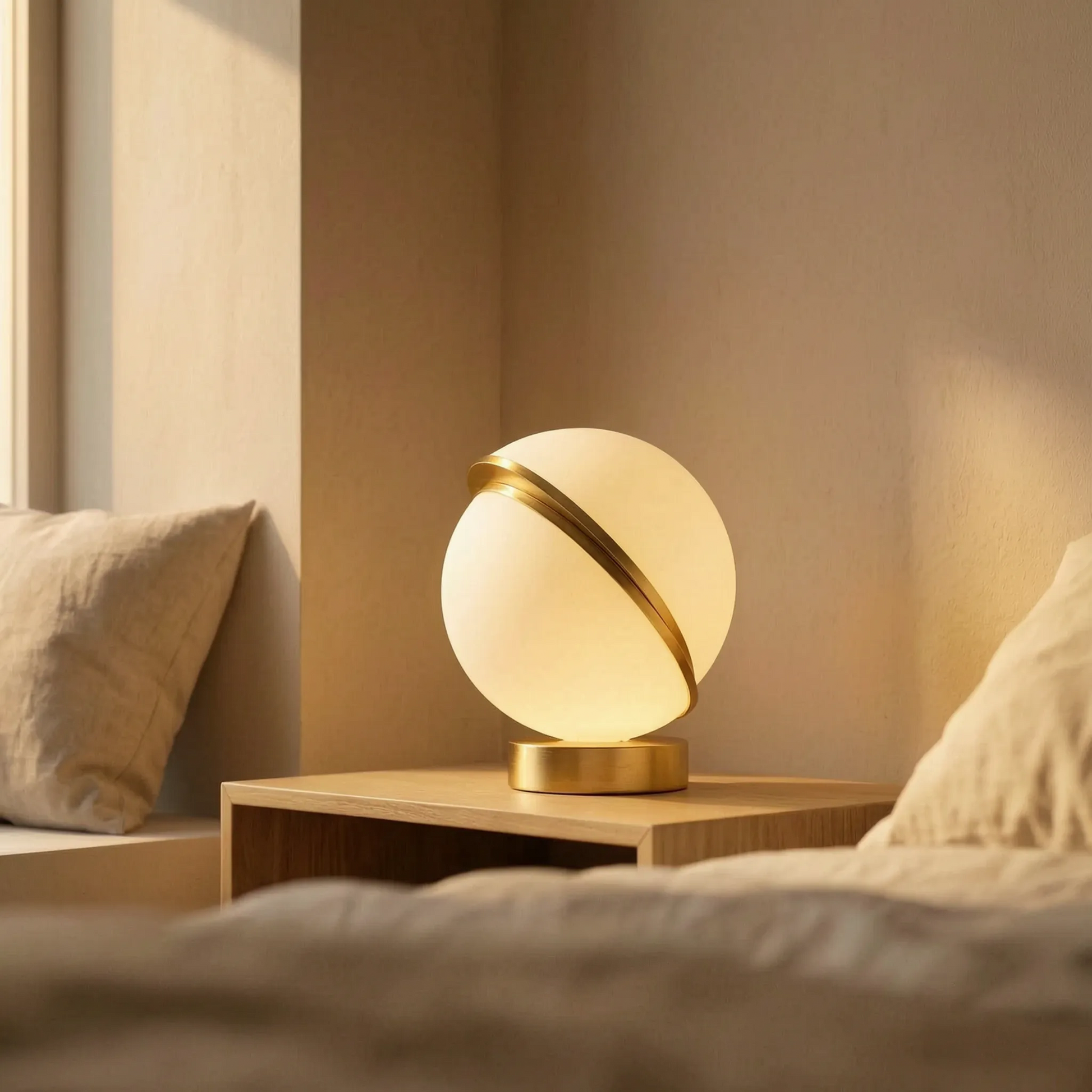 Spherical Globe Bedside Table Lamp -  Sphyrа
