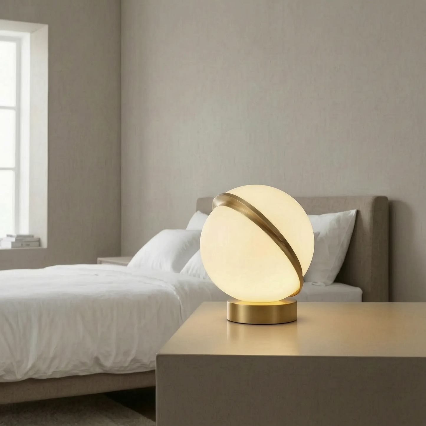 Spherical Globe Bedside Table Lamp -  Sphyrа