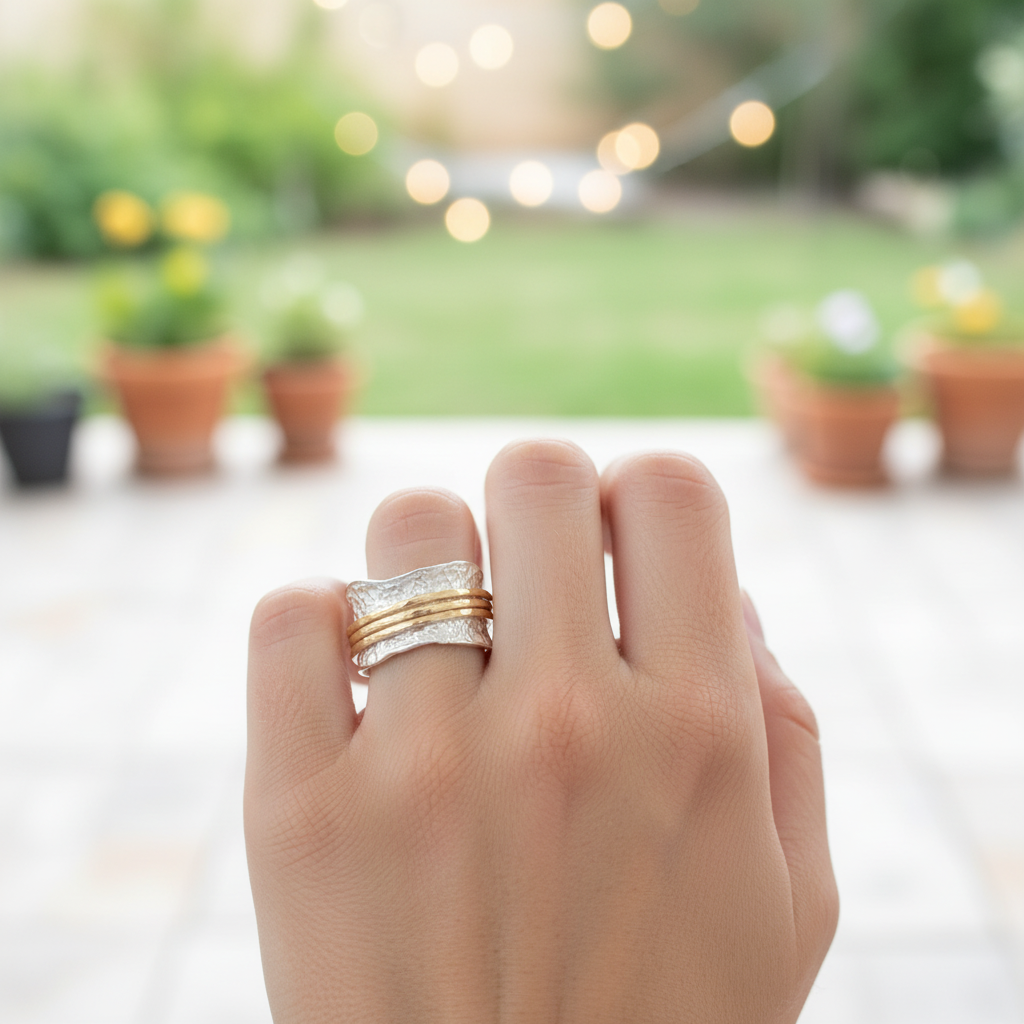 Spinner-Ring Mit Vintage-Charme - ElegantRing 