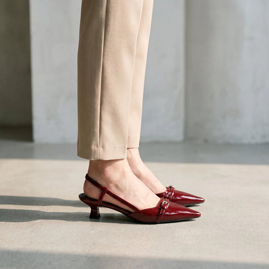 Spitze Slingpumps Mit Kitten-Heel - Victoria