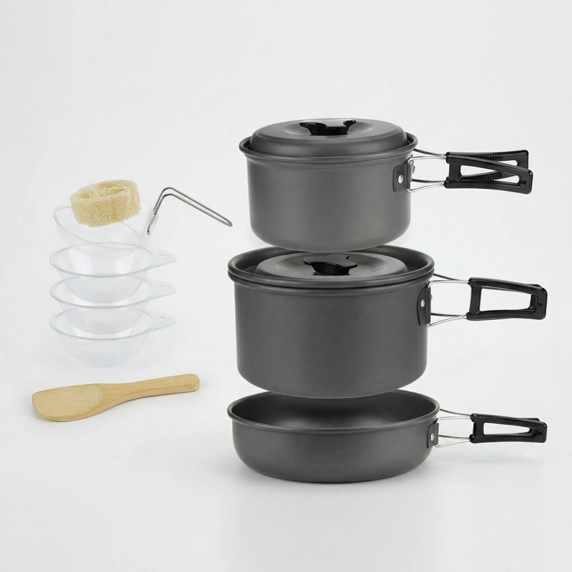 Stapelbares Outdoor-Kochset -  Campouri