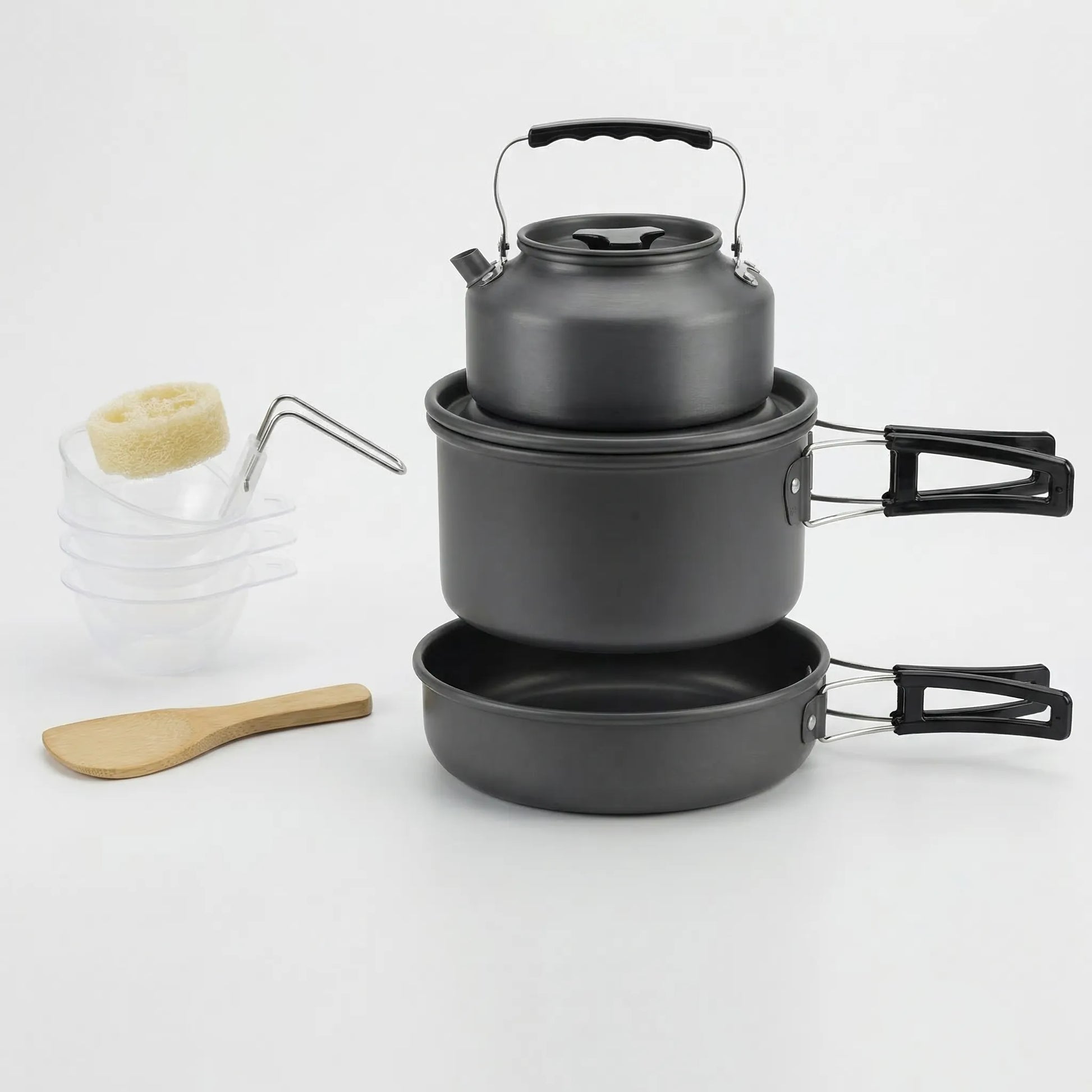 Stapelbares Outdoor-Kochset -  Campouri