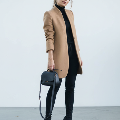 Stehkragen Mantel -  Valentina