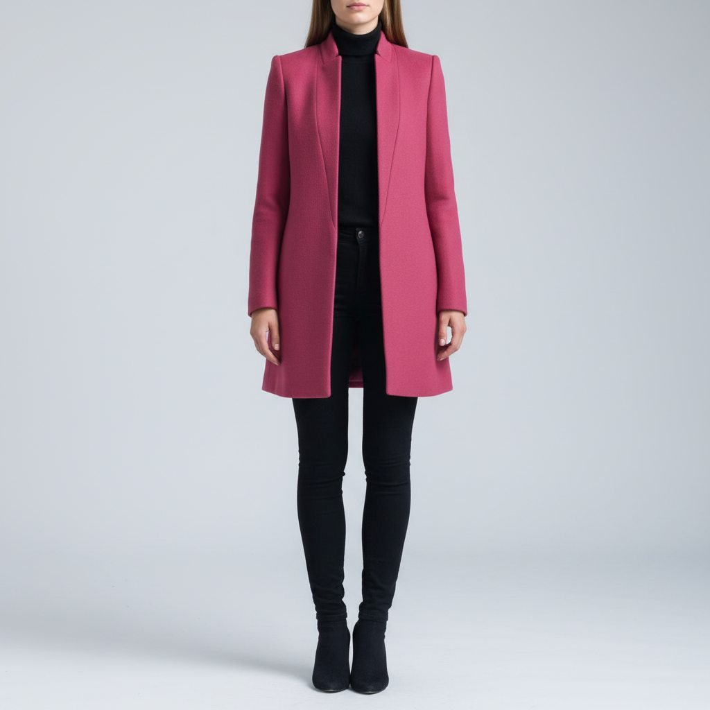 Stehkragen Mantel -  Valentina