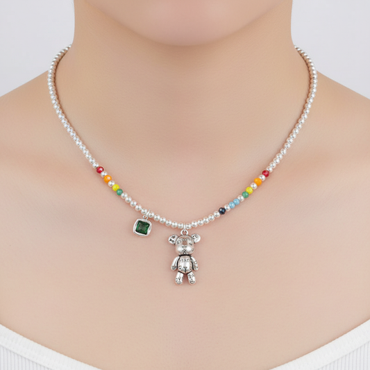 Sterlingsilber Kette - BearCharm 