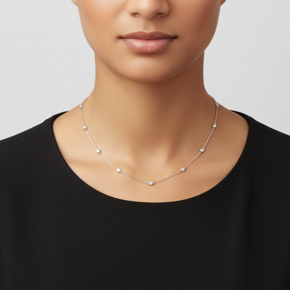 Sterlingsilber Kette - ElaraNecklace 