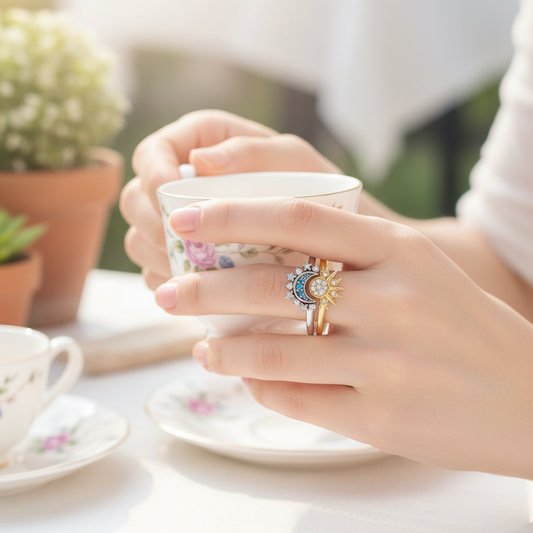 Sterlingsilberring - CrystalDream 