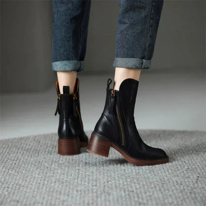 Stiefelette Mit Reißverschluss - Lea