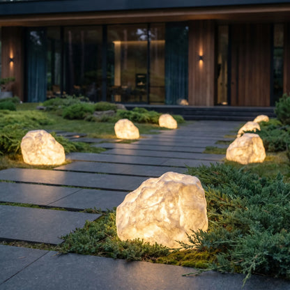 Stone-Shaped Outdoor Garden Light -  Stoneveil