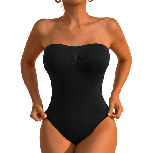 Nahtloser, trägerloser Shaping-Body mit Slip – Élise
