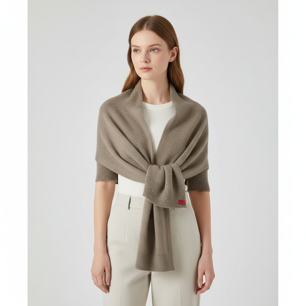 Strick-Umhang Für Damen - ElegantScarf