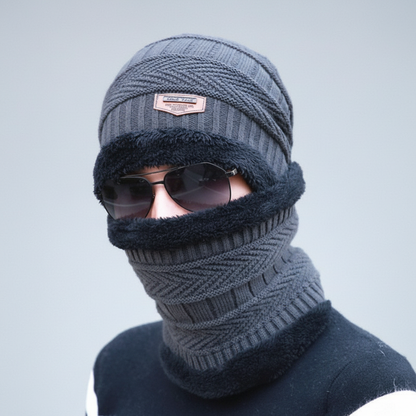 Strickbalaclava Mit Eingearbeitetem Schirm - WarmVisor