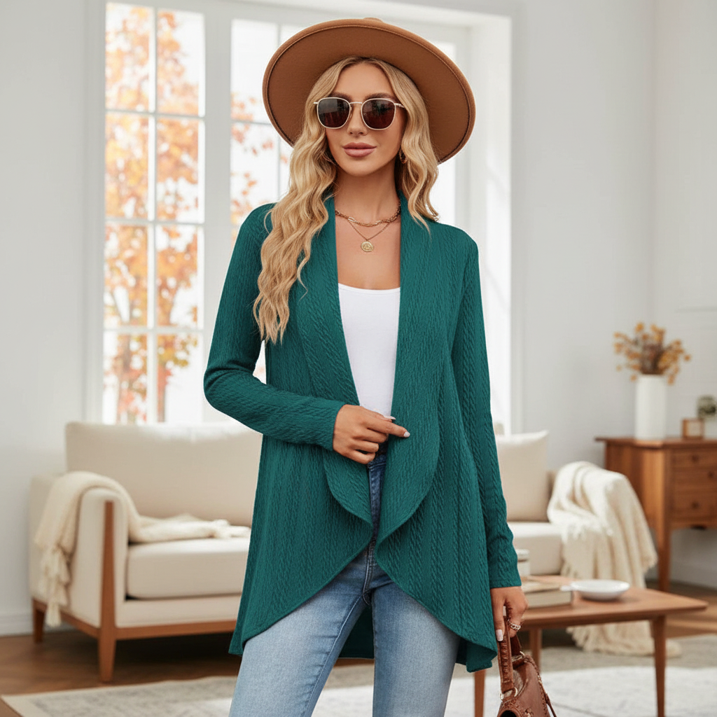 Strickjacke Mit Offener Front - Brigitte