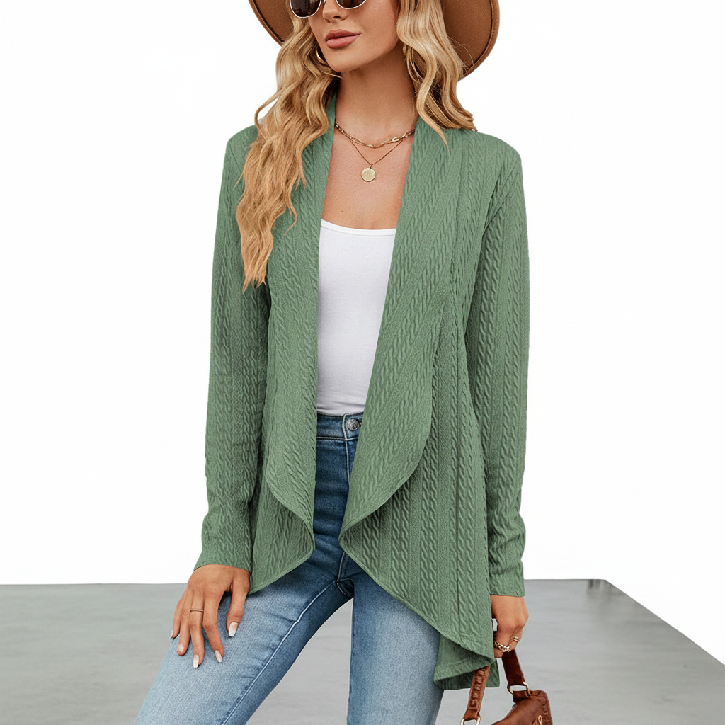 Strickjacke Mit Offener Front - Brigitte
