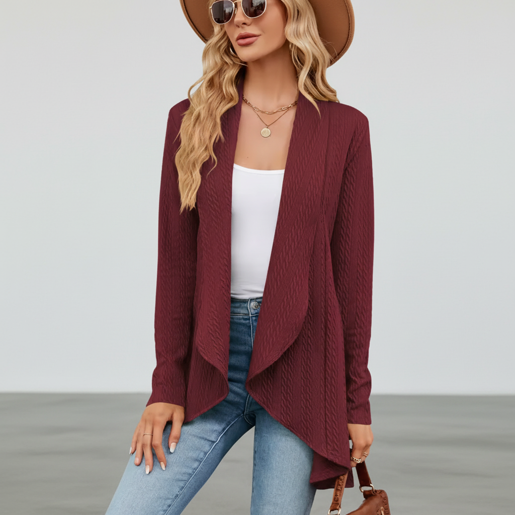 Strickjacke Mit Offener Front - Brigitte