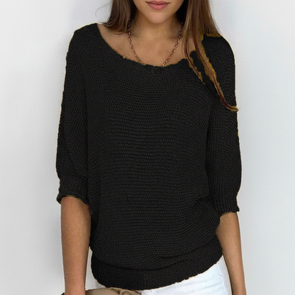 Strickpullover Mit Fledermausärmeln - Gabriele