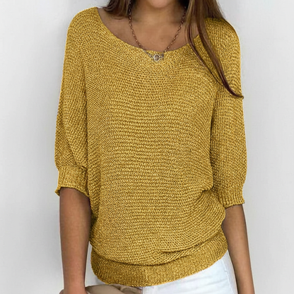 Strickpullover Mit Fledermausärmeln - Gabriele
