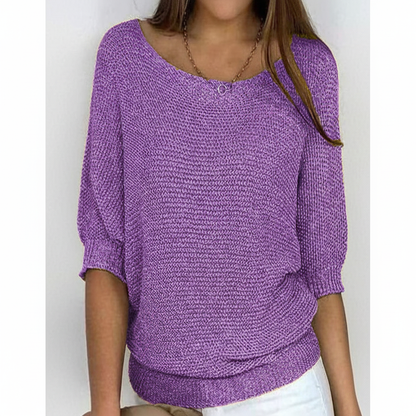 Strickpullover Mit Fledermausärmeln - Gabriele