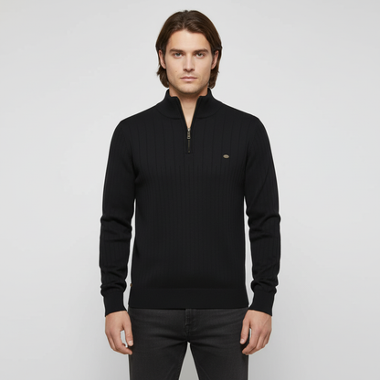 Strickpullover Mit Reißverschluss - CollarSweater