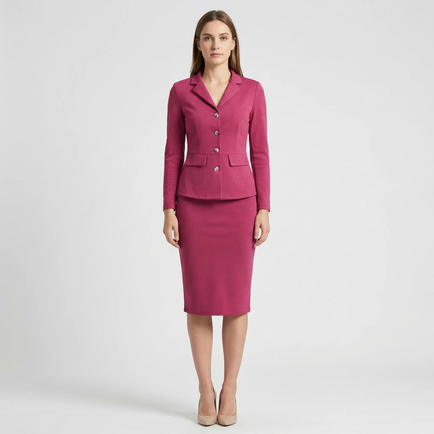 Structured Women's Office Suit Set - Jasmine