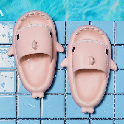 Unisex leichte Sommer-Pantoletten mit Hai-Design – FinSteps