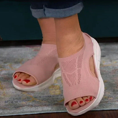 Mesh-Plateau-Sandalen für Damen – Nova