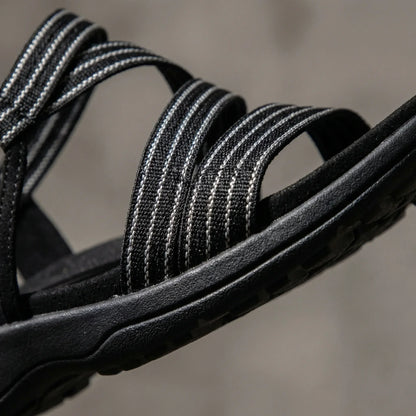 Supportive Strappy Flat Sandal - Elizabeth