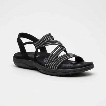 Supportive Strappy Flat Sandal - Elizabeth